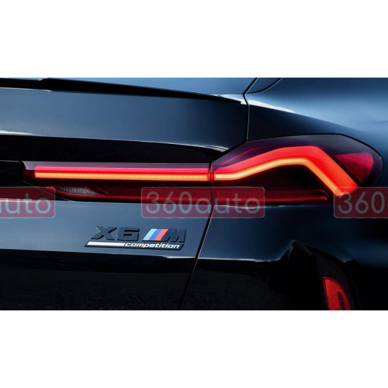 Автологотип шильдик эмблема надпись BMW X6M Competition Black Shadow Edition 51148096413