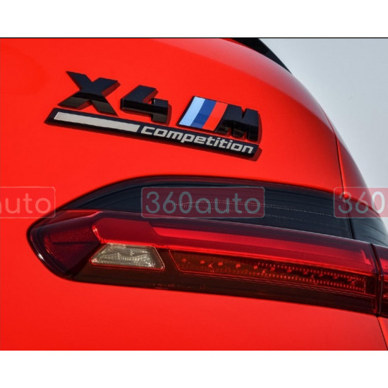 Автологотип шильдик емблема напис BMW X4M Competition Black Shadow Edition 51148077611