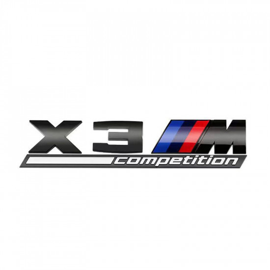 Автологотип шильдик эмблема надпись BMW X3M Competition Black Shadow Edition 360auto-401643