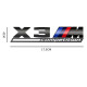 Автологотип шильдик емблема напис BMW X3M Competition Black Shadow Edition 360auto-401643