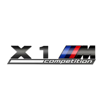 Автологотип шильдик емблема напис BMW X1M Competition Black Shadow Edition 360auto-401645