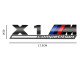 Автологотип шильдик эмблема надпись BMW X1M Competition Black Shadow Edition 360auto-401645