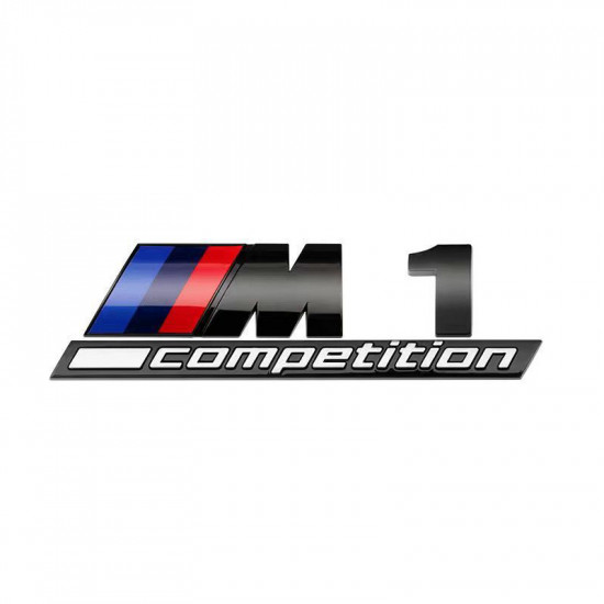 Автологотип шильдик эмблема надпись BMW M1 Competition Black Shadow Edition 360auto-401653