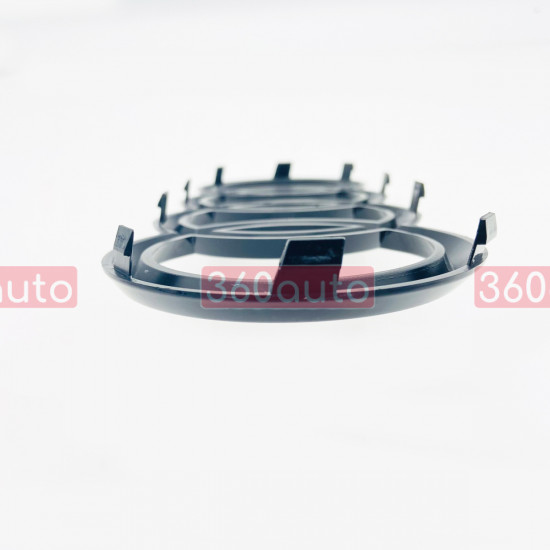 Автологотип емблема чорні кільця Audi Q5 2020- Black Edition в решітку радіатора 80A853605CT94