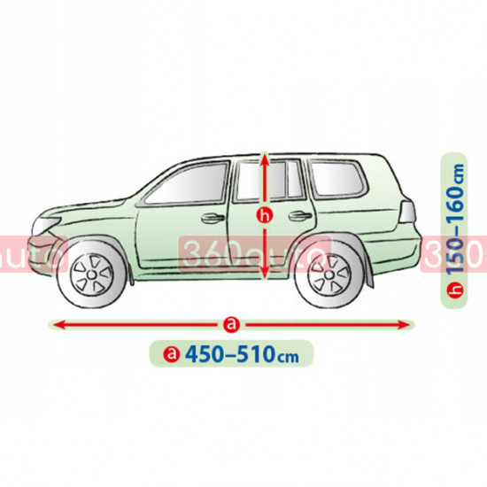 Автомобільний чохол тент на Ssangyong Kyron, Musso, Rexton Kegel-Blazusiak Mobile Garage SUV XL 5-4123-248-3020