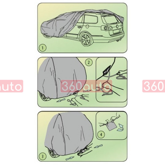Автомобильный чехол тент на авто джип Honda CR-V Kegel-Blazusiak Optimal Garage SUV L 5-4330-241-2092