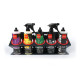 Настенный держатель емкостей - MaxShine Spray Bottle and Compound Holder 5 мест под тару 473 мл. (H03B)