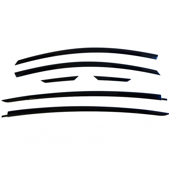 Дефлекторы окон на Tesla Model S 2012-2023 Premium Series WELLvisors 3-847TE007