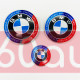 Автологотип шильдик эмблема BMW M's 50th Anniversary надпись набор 82мм, 74мм, 45мм на руль 51148132375