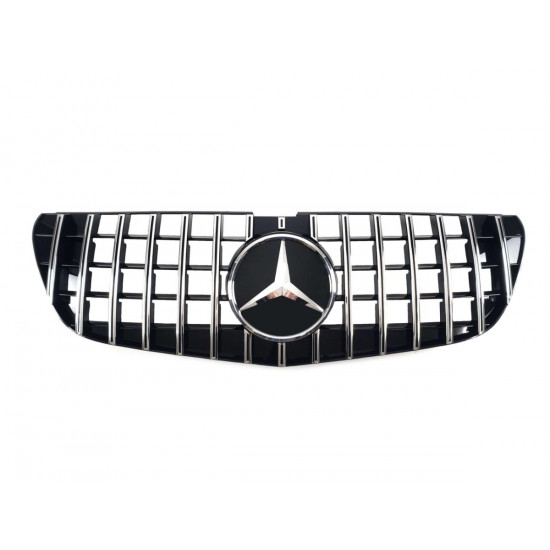 Решетка радиатора на Mercedes Vito W447 2019- черная с хромом GT Panamericana MB-W447211