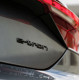Автологотип шильдик емблема напис Audi e-tron Black Edition 115мм 4KE853601BT94