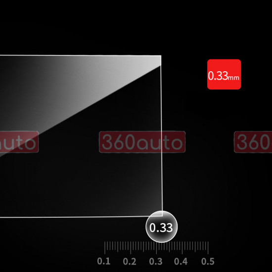 Защитное стекло на экран мультимедиа Audi Q2 2016-7 дюймов