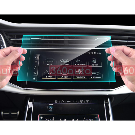 Захисне скло на екран мультимедіа Audi Q2 2016- 8.3 дюйма