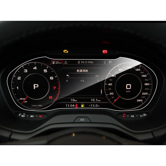 Защитное стекло на приборную панель Audi Q2 2016-