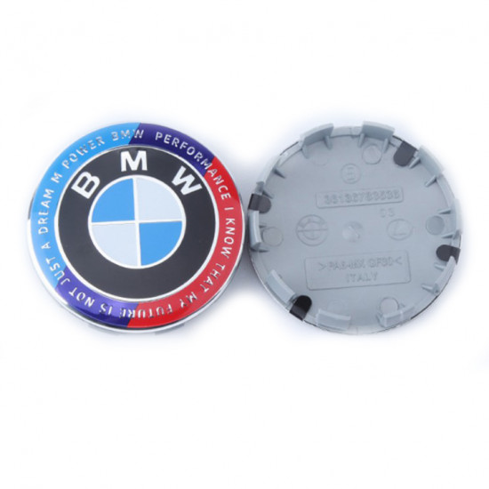 Колпачок на титановый диск BMW M 50 Year Anniversary 65-68 мм