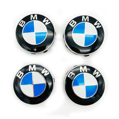 Ковпачок на титановий диск BMW 36136850834 синьо-білий  52-56мм