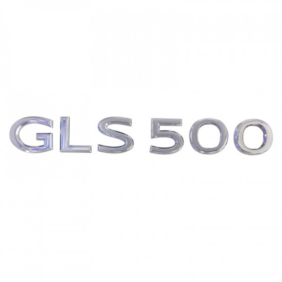 Автологотип шильдик эмблема надпись Mercedes GLS500 хром 360auto-407867