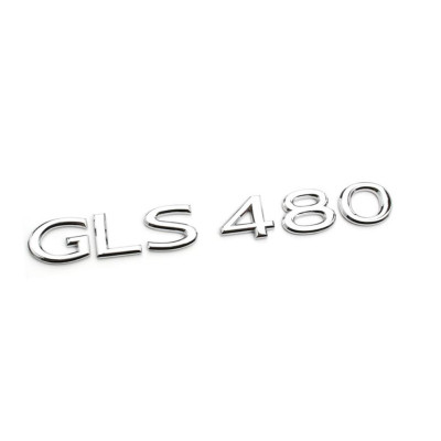 Автологотип шильдик эмблема надпись Mercedes GLS480 хром 360auto-407868