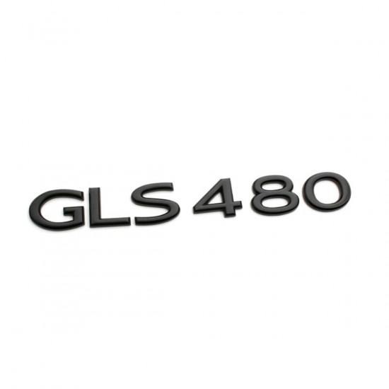 Автологотип шильдик емблема напис Mercedes GLS480 Black 360auto-407869