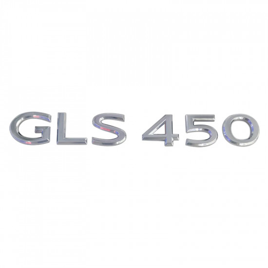 Автологотип шильдик эмблема надпись Mercedes GLS450 хром 360auto-407871