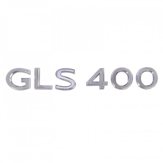 Автологотип шильдик эмблема надпись Mercedes GLS400 хром 360auto-407873