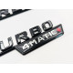 Автологотип емблема напис Mercedes V8 Biturbo 4matic+ black 2штуки чорний глянець