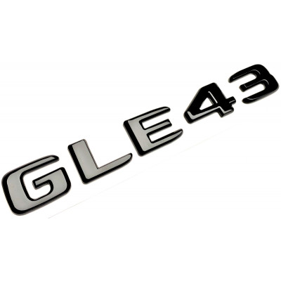 Автологотип шильдик эмблема надпись Mercedes GLE43 black 360auto-407930