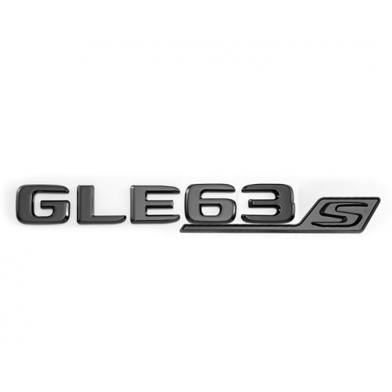 Автологотип шильдик эмблема надпись Mercedes GLE63s black 360auto-407933