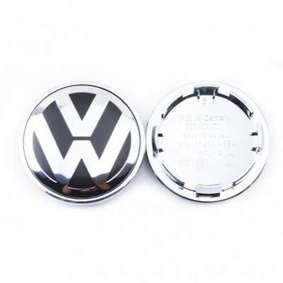 Колпачок на титановый диск Volkswagen 56-65 мм 3B7601171 хром