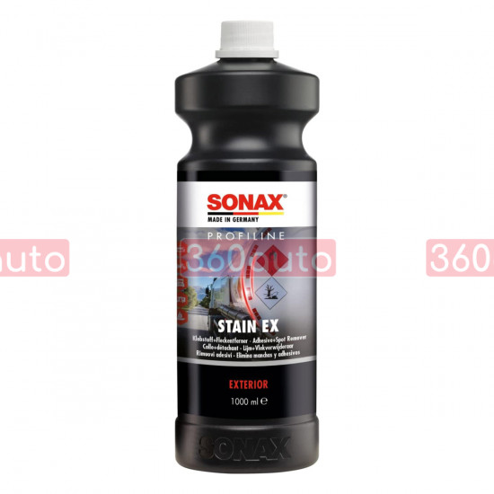 Очиститель пятен и остатков клея 1 л SONAX PROFILINE StainEx (253300)