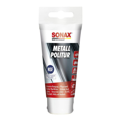 Очиститель-полироль для металла 75 мл SONAX Metal Polish (204000)