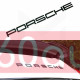 Автологотип шильдик емблема напис Porsche Black чорний глянець