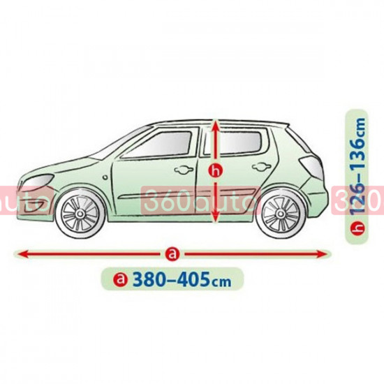 Тент автомобильный Kegel Mobile Garage M2 Hatchback 380-405см