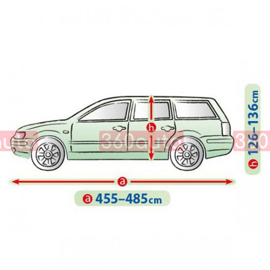 Чохол тент на автомобіль Kegel Mobile Garage XL kombi/hatchback 455-485см