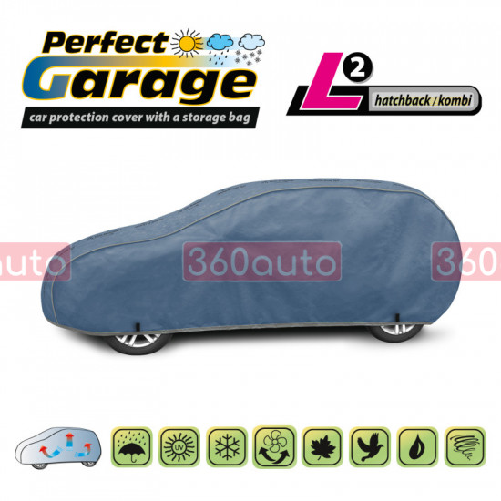 Чохол тент на автомобіль Kegel Perfect Garage L2 hatchback / kombi 430-455см