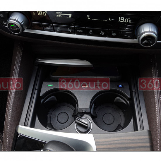 Беспроводная зарядка для BMW 5 Series G30, G31 2017-
