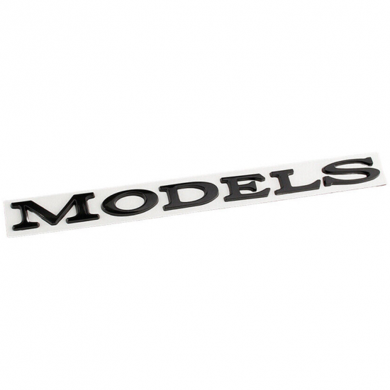 Автологотип шильдик емблема напис Tesla Model S Performance Black