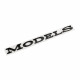 Автологотип шильдик емблема напис Tesla Model S Performance Black