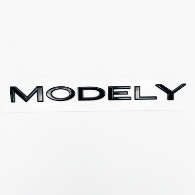 Автологотип шильдик эмблема надпись Tesla Model Y Performance Black