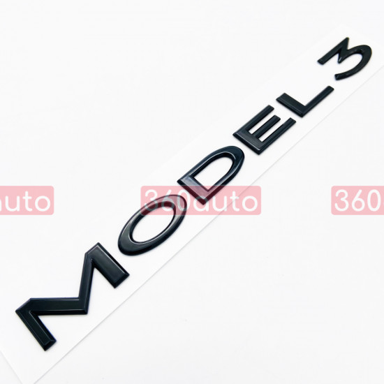 Автологотип шильдик емблема напис Tesla Model 3 Performance Black