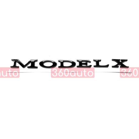 Автологотип шильдик емблема напис Tesla Model X Performance Black