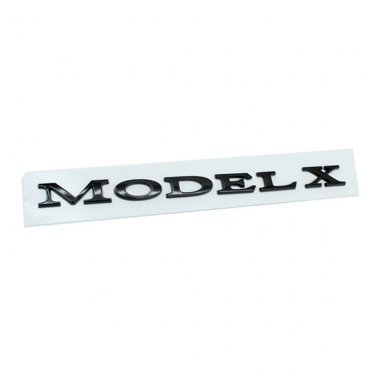 Автологотип шильдик емблема напис Tesla Model X Performance Black