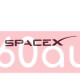 Автологотип шильдик эмблема надпись Tesla SpaceX Performance Black