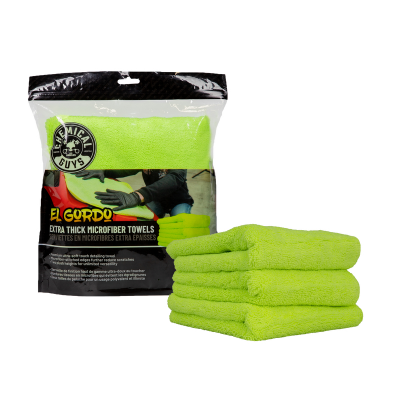 Микрофибровое полотенце Chemical Guys El Gordo Extra Thick Professional Microfiber Towel, Green