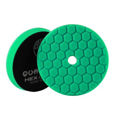Полірувальний круг Chemical Guys Green Hex-Logic Quantum Heavy Cutting Pad 5" / 125мм середньої твердості однокроковий