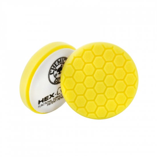 Полірувальний круг Chemical Guys Yellow Hex-Logic Heavy Cutting Pad 5"/125 мм твердий ріжучий
