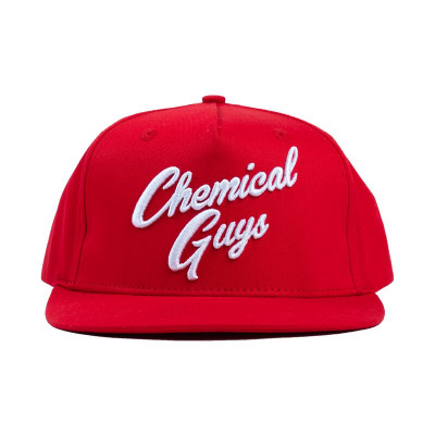 Бейсболка Chemical Guys Snap-It-Back Red Script Hat