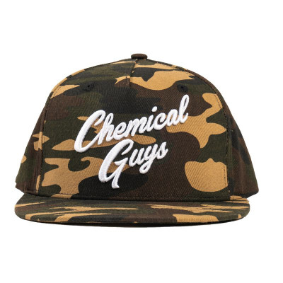 Бейсболка Chemical Guys Snap-It-Back Camo Script Hat