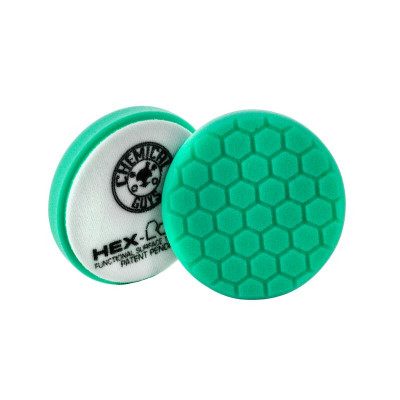 Полировочный круг Chemical Guys Green Hex-Logic Heavy Polishing Pad 5” / 125 мм средней жесткости одношаговый