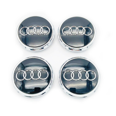 Ковпачок на титановий диск Audi Q7 68-77мм 4L0601170 чорний